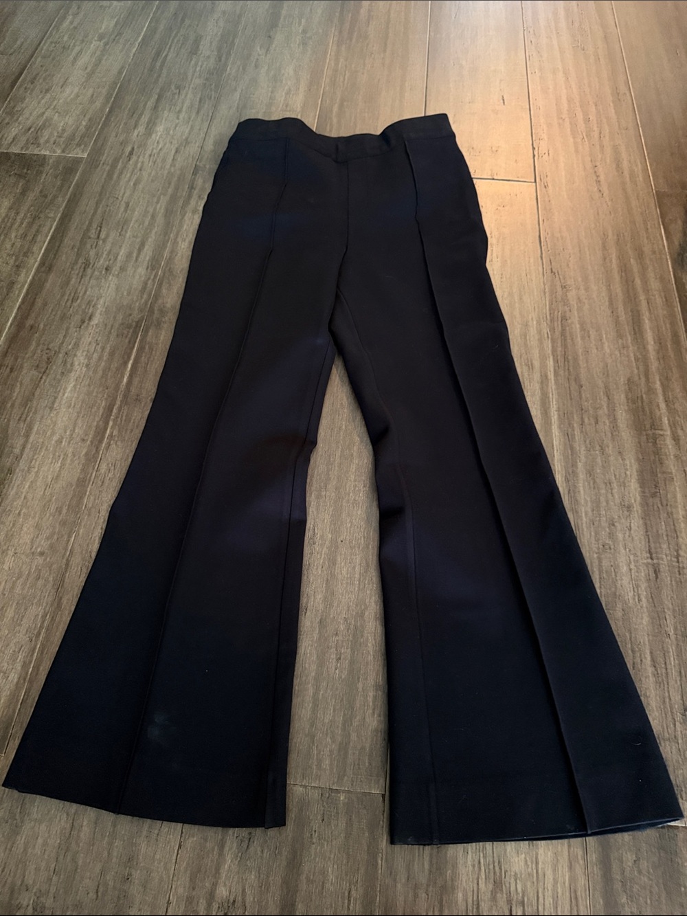 SPANX Black Boot-Cut Flare Pants